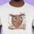 Camiseta A Coruja Curiosa - Masculino Adulto 100% Algodão Preta