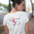 Camiseta Signo de Escorpião - Feminina Adulto - 100% Algodão Branca - Transformando em Amor