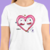 Camiseta Signo de Libra - Feminina Adulto - 100% Algodão Branca - comprar online