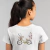 Camiseta Bicicleta Amarela - Feminina Adulto 100% Algodão Branca - Transformando em Amor