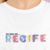 Camiseta Eu Sou de Recife - Feminina Adulto 100% Algodão Preta - comprar online