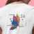 Camiseta A Borboleta da Cura - Mantra - Feminina Adulto 100% Algodão Branca na internet