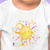 Camiseta O Sol - Infantil 100% Algodão Branca
