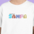 Camiseta Eu Sou de Sampa - Infantil 100% Algodão Branca