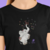 Camiseta Um Elefante em Pé - Feminina Adulto 100% Algodão Branca