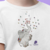 Camiseta Um Elefante em Pé - Infantil 100% Algodão Branca