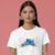 Camiseta Tênis All Star - Feminina Adulto 100% Algodão Branca - comprar online
