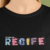 Camiseta Eu Sou de Recife - Feminina Adulto 100% Algodão Preta