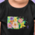 Camiseta Jardim Colorido - Infantil 100% Algodão Preta