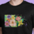Camiseta Jardim Colorido - Masculino Adulto 100% Algodão Branca