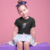 Camiseta A Borboleta da Cura - Mantra - Infantil 100% Algodão Preta - comprar online