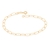 Pulseira banhada a ouro 18k Com corações - comprar online