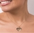 Medalha Coração personalizável banho 18k