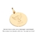 Medalha personalizável Anjo banho 18k na internet