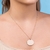 Medalha redonda lisa personalizável banho 18k - comprar online