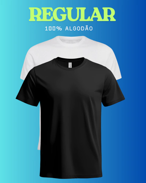 Camiseta Regular Unisex Algodão - comprar online