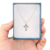 Conjunto Cruz c/ Cristo Plata Oro Chico