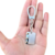 Llavero Rectangular Plata 925 y Oro - comprar online