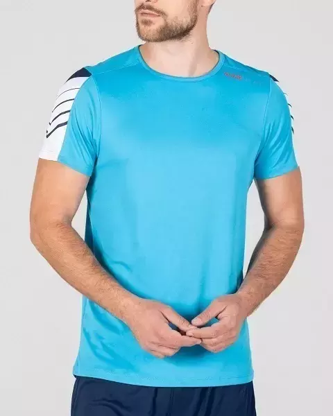 REMERA TECNICA MATT Celeste- Runik