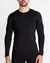 REMERA THERMAL Negro- Runik - comprar online