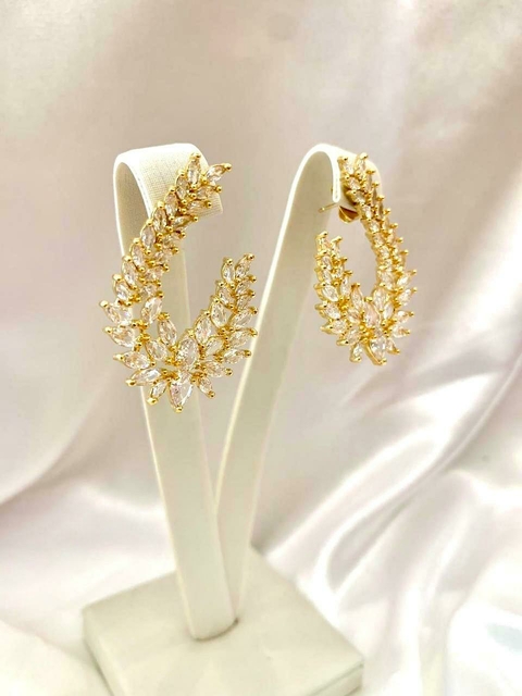 Brinco Em Gotas De Cristal