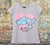Remera nena m/corta "WOW"