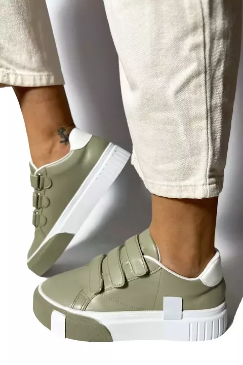 Tenis de Velcro Verde Oliva - comprar online