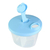 Imagem do Kit Garrafa Paris 500ml Garrafa Fano 250ml e Pote Dosador 300ml Unibaby Azul