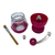 Moedor De Café Manual Vidro Plastico Inox Ceramica - Rosa na internet
