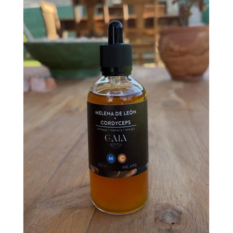 Blend Melena + Cordyceps Tintura madre Doble Extracto