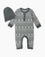 CONJUNTO MONO Y GORRO Honest Baby