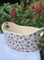 Porta torrada - mini flores azuis e lilás - comprar online