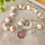 Pulsera - decenario flores a María
