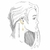 Brinco Ear Cuff Longo dois em um com Folhas banhado a Ouro 18K - RAIKA Acessórios