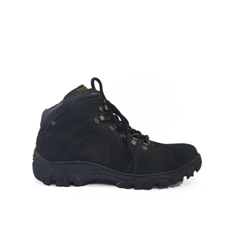 Bota Calprado Coturno Masculina de Couro Lx-Srg