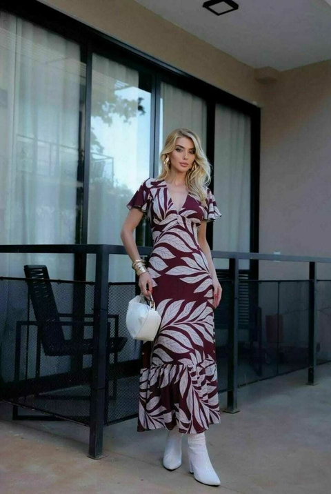 VESTIDO DETALHE DECOTE