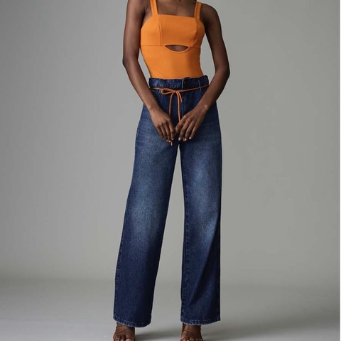 Calça Jeans Triton Loren clochard