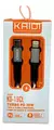 CABO TURBO ORIGINAL KAIDI PD 30W TIPO-C PARA LIGHTNING KD-19CL na internet