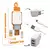 CARREGADOR 4.1A H´MASTON 1M V8/ MICRO USB Y18-1