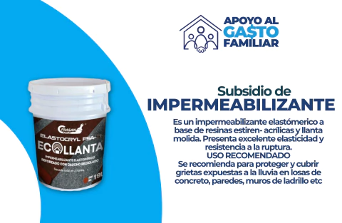 IMPERMEABILIZANTE ELASTOCRYL ECO LLANTA 5 AÑOS 19 L