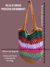 Bolsa de crochê estilo eco bag na internet