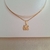 Pingente Folheado a Ouro 18k Carinha de Gato