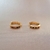 Brinco Folheado a Ouro 18k Argolinha com Zircônias Coloridas - Ceratti Collection