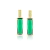 Brinco Folheado a Ouro 18k Cristal Turmalina