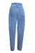 Calça Mom Jeans Cropped com Paetê Cinza na internet