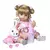 Boneca Reborn Silicone Macio, Corpo Inteiro, Popular, Rosto Doce, Criança - Wave
