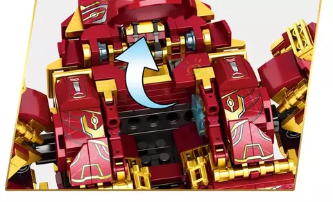 HUIQIBAO-Super Armor Robot Building Blocks para Crianças, Cidade Guerra, Guerre