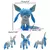 Pokémon Standing Brilhante Brinquedos de pelúcia, Animais de pelúcia, Pocket - online store