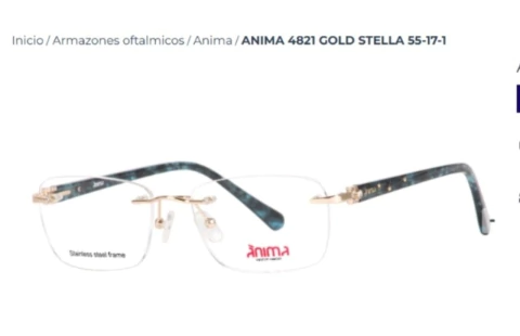 Armazón anima 4821 Stella dorado