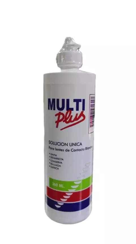 SOLUCIÓN MULTIPLUS 360ML PARA LENTE DE CONTACTO BLANDO